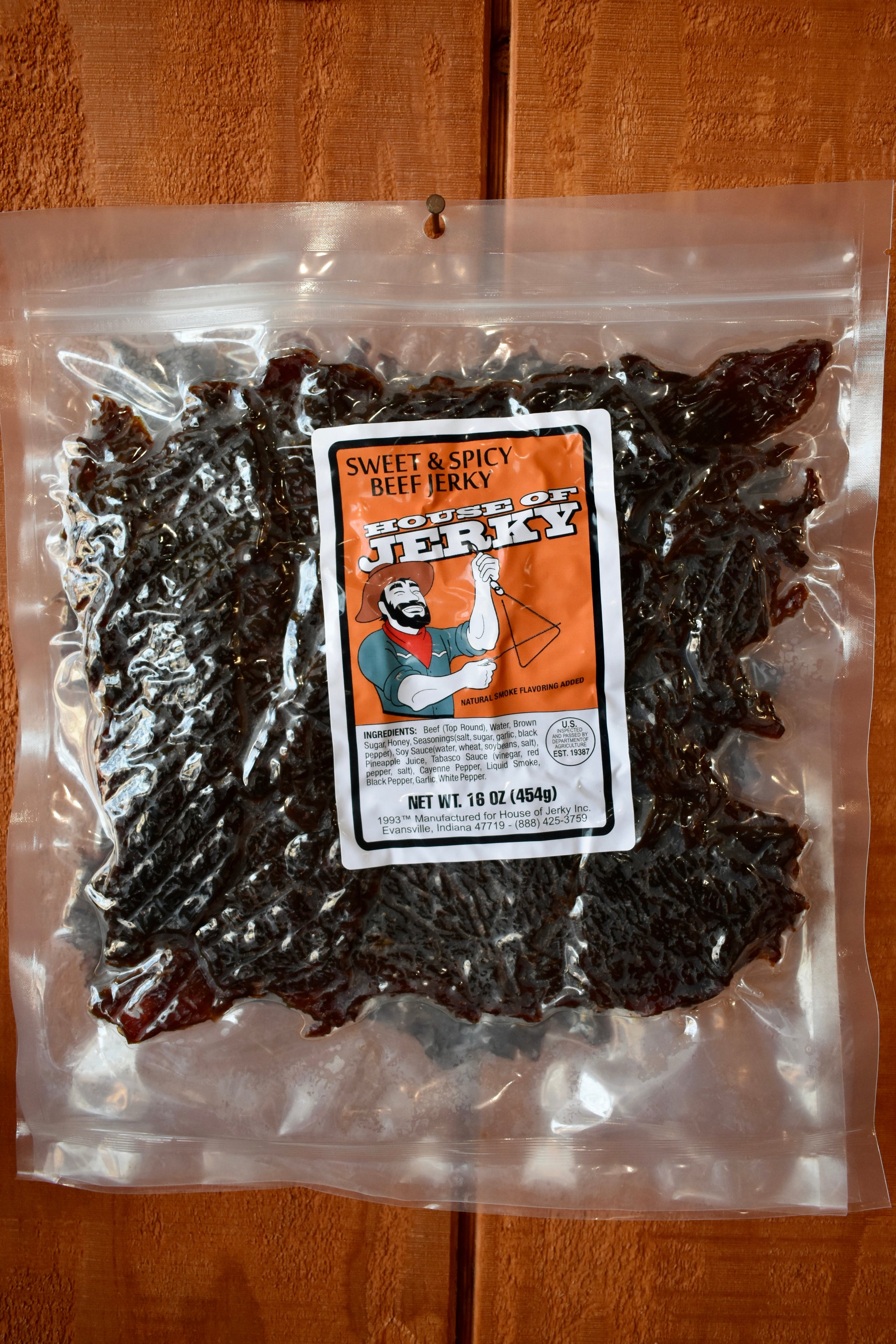Sweet & Spicy Beef 16 oz Morro Bay House of Jerky