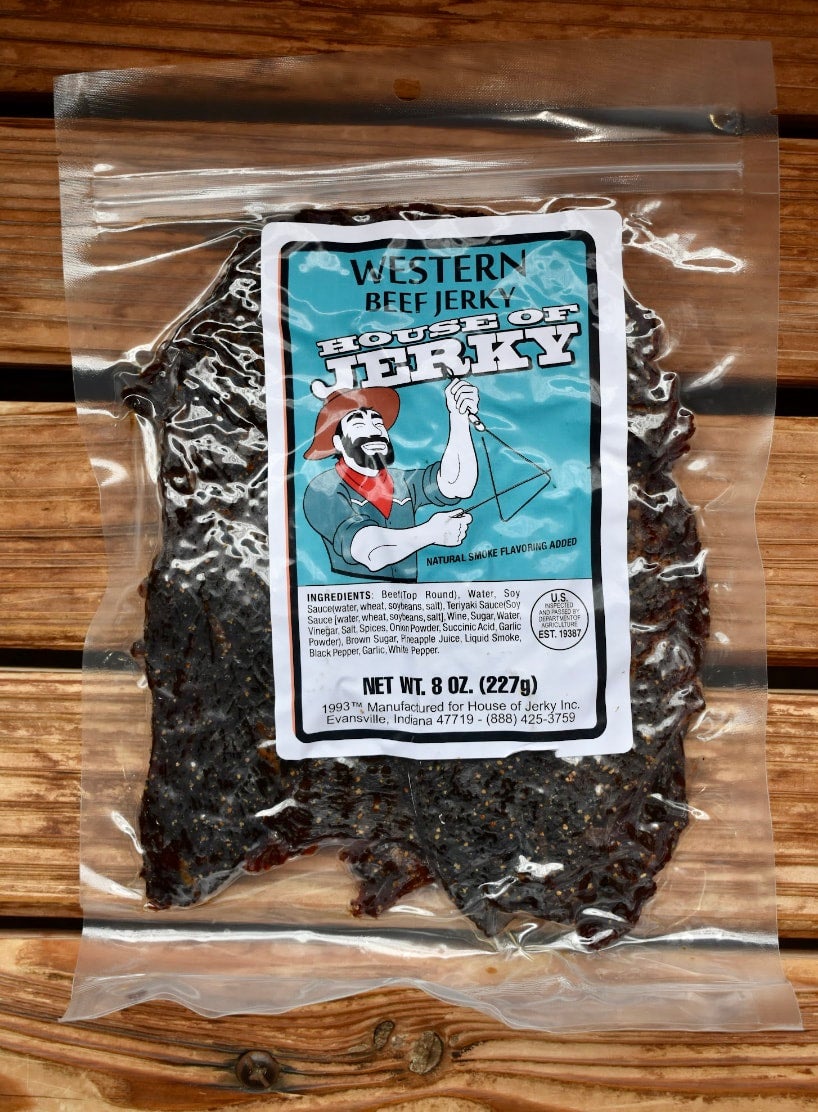 Western Beef Jerky 8 oz Morro Bay House of Jerky