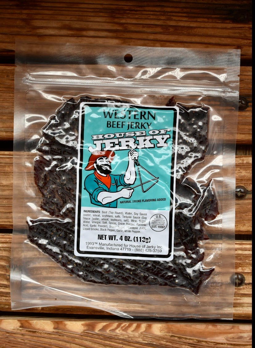 Western Beef Jerky 4 oz Morro Bay House of Jerky