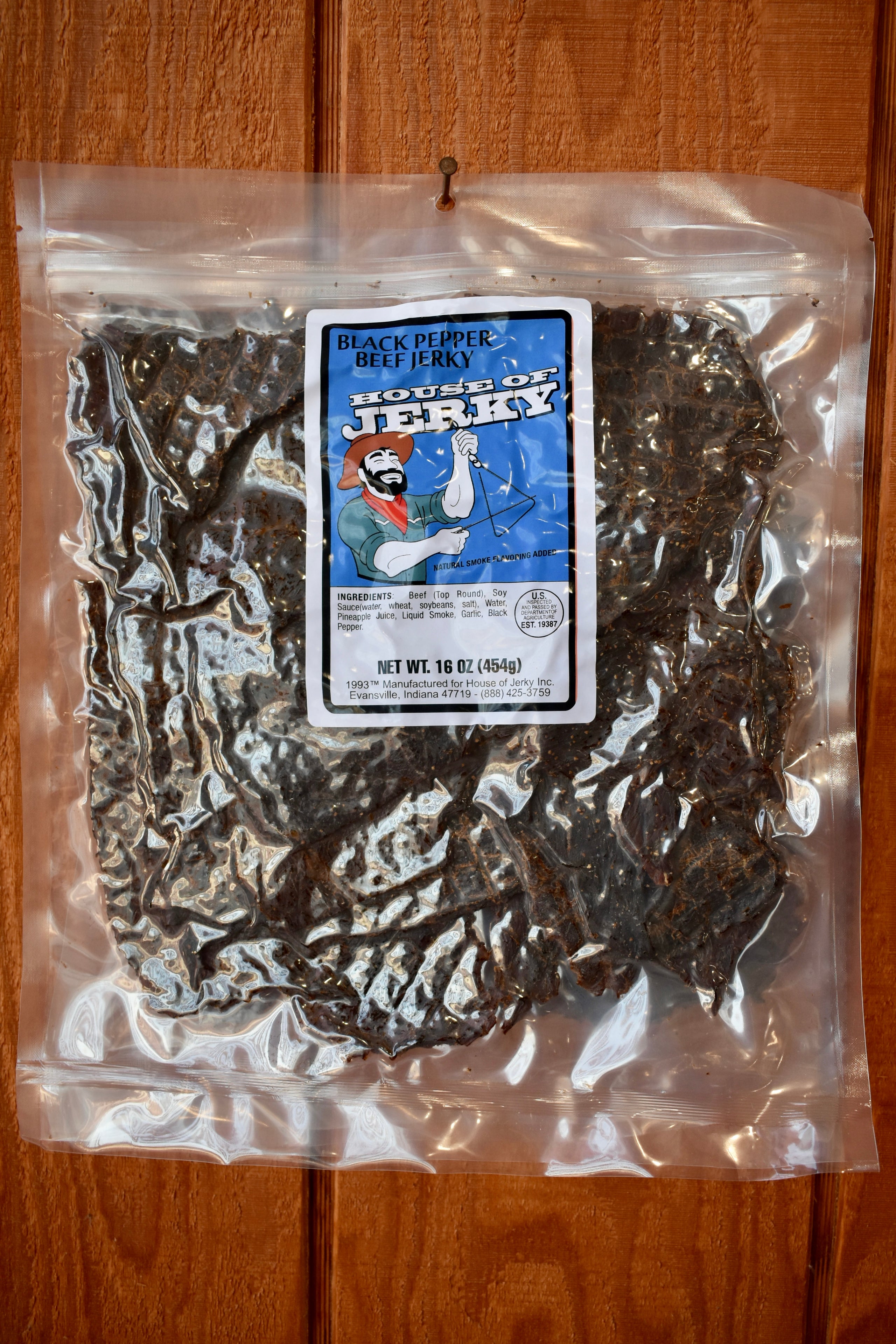 Black Pepper Beef 16 oz Morro Bay House of Jerky